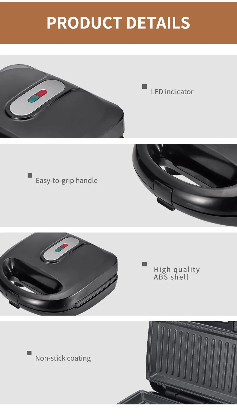 220/110V Household Appliances  – обзор и цена Breakfast Sandwich Maker