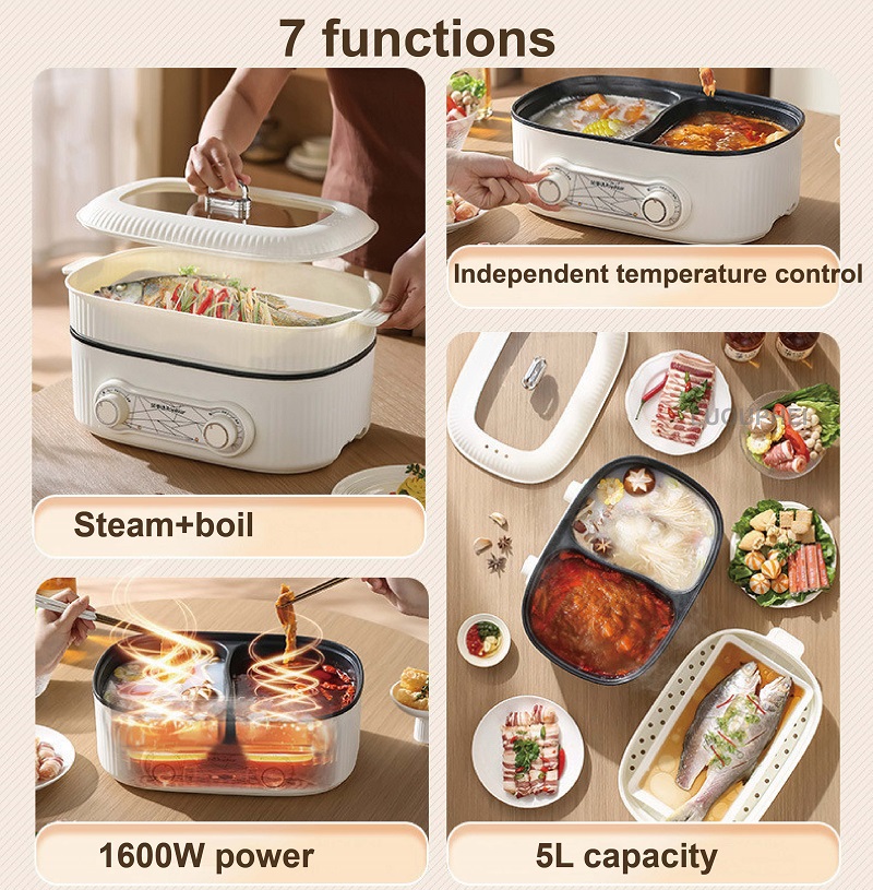 6L Double Liner Electric Hot P – обзор и цена Kitchen Gadgets Electronic
