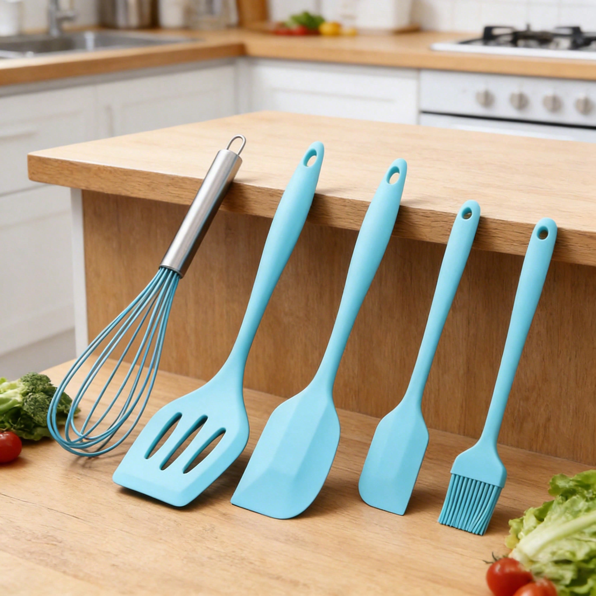 Silicone Cooking Utensils Set, – обзор и цена Kitchen Gadgets Baking