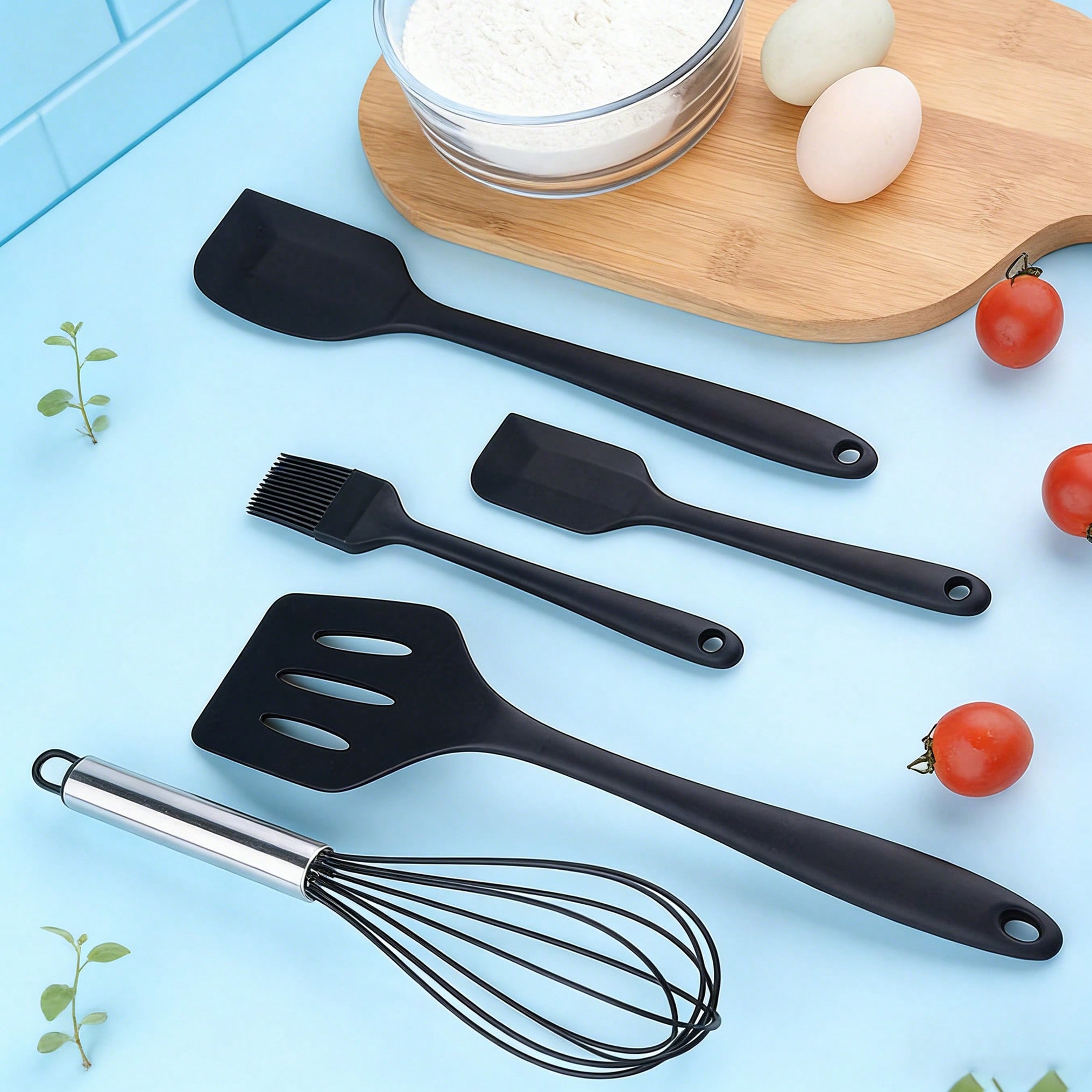 Silicone Cooking Utensils Set, – обзор и цена Kitchen Gadgets Baking
