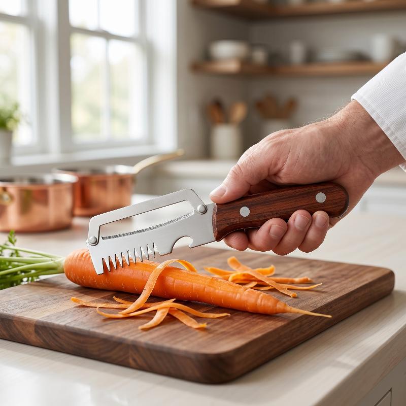 4-in-1 Stainless Steel Vegetab – обзор и цена Kitchen Gadgets Peeler