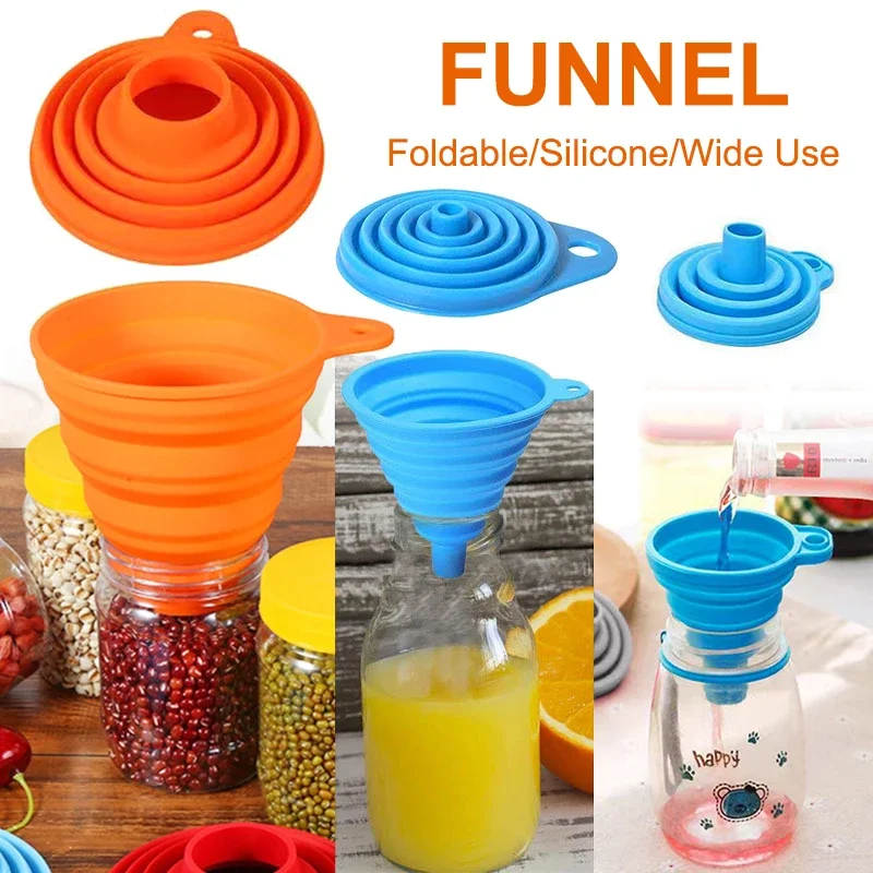 1/4PCS Silicone Collapsible Fu – обзор и цена Kitchen Gadgets For Small Kitchens