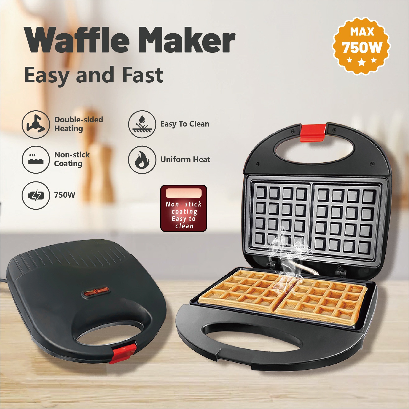 110V Sandwich Breakfast  Barbe – обзор и цена Breakfast Sandwich Maker