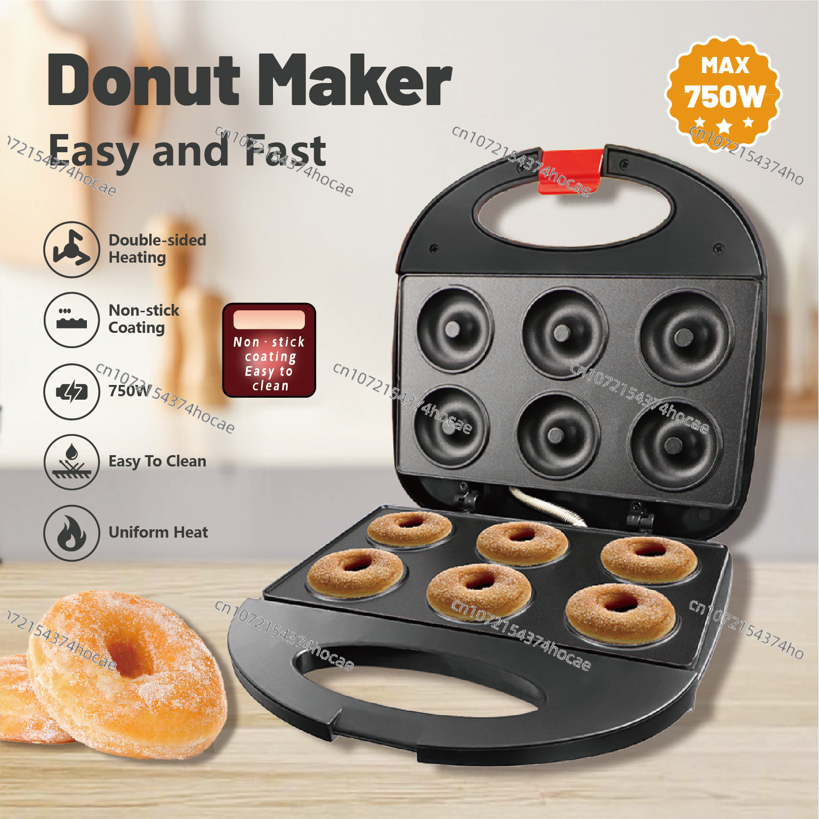 110V Sandwich Breakfast  Barbe – обзор и цена Breakfast Sandwich Maker