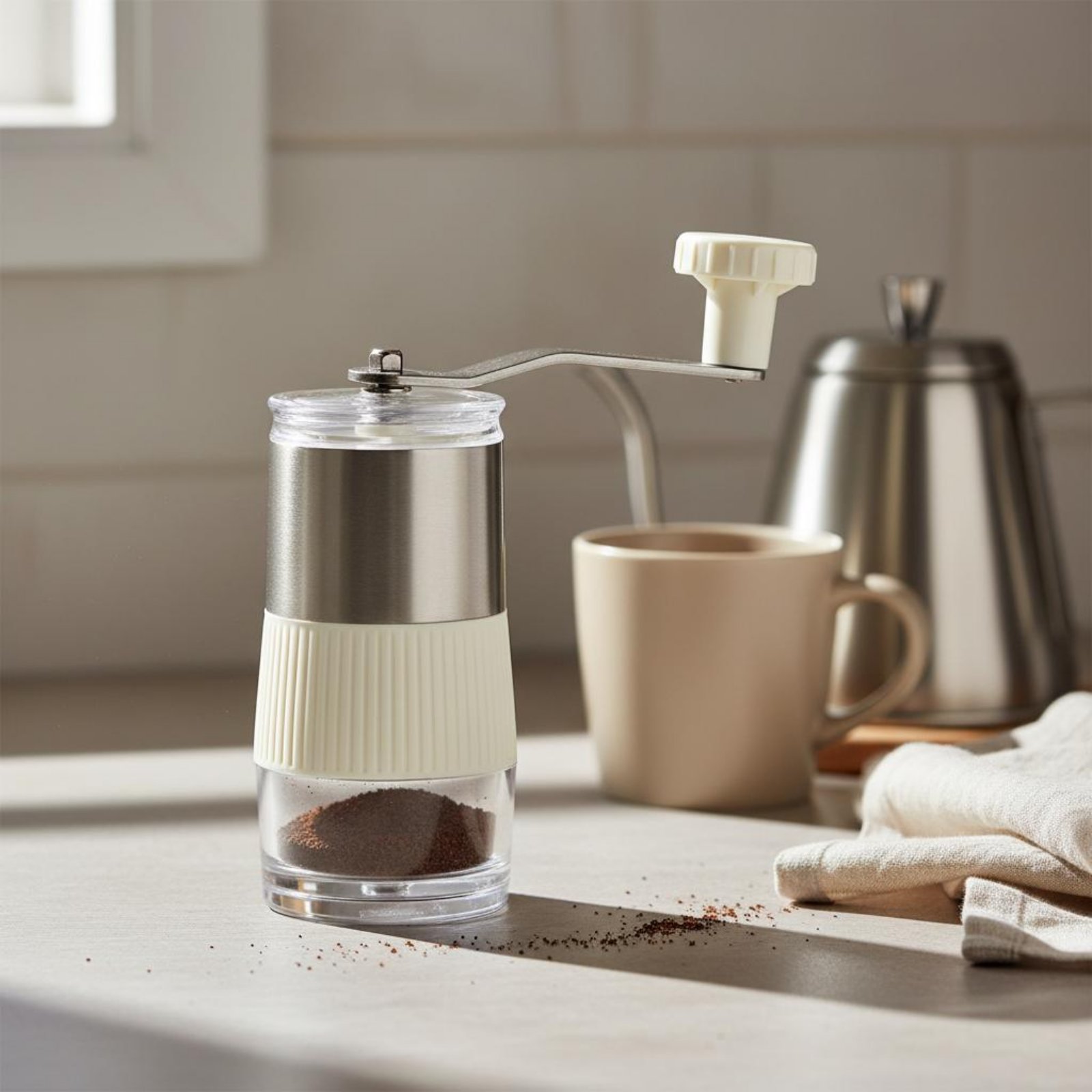 Manual Coffee Grinder Uniform  – обзор и цена Kitchen Hand Gadgets