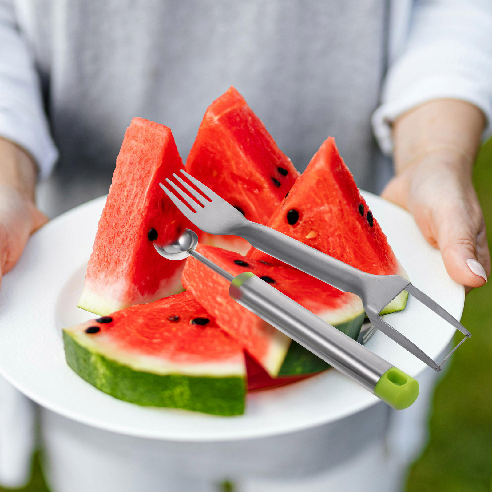 1 Set Of Metal Watermelon Slic – обзор и цена Kitchen Gadgets In