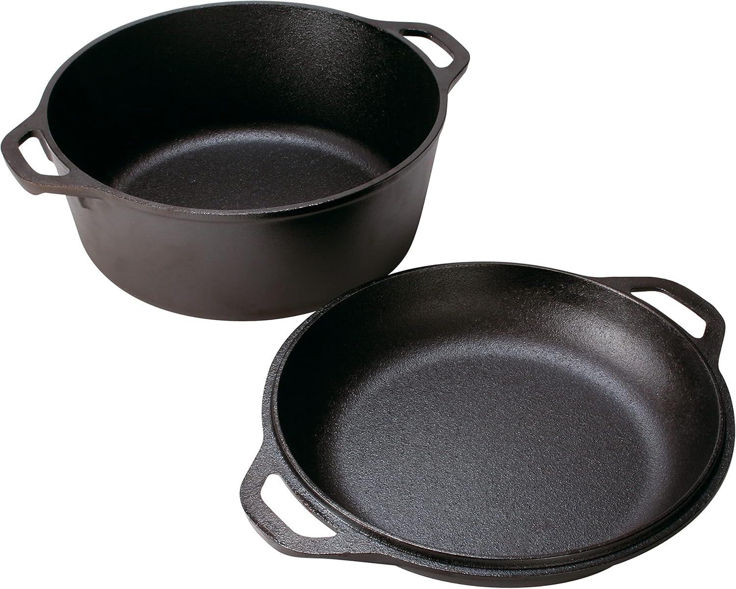 5QT Cast Iron Double Dutch Ove – обзор и цена Cast Iron Skillet