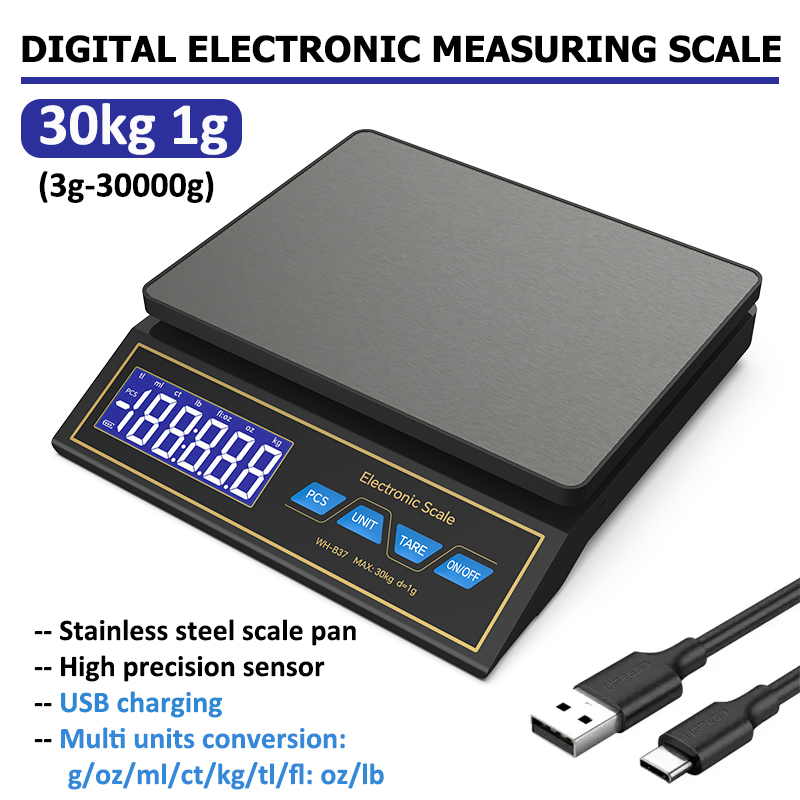 LCD Digital Kitchen Scale 30kg – обзор и цена Kitchen Gadgets Electronic