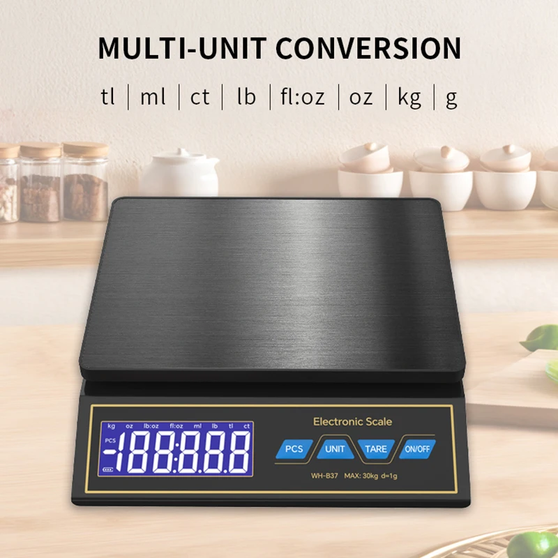 LCD Digital Kitchen Scale 30kg – обзор и цена Kitchen Gadgets Electronic