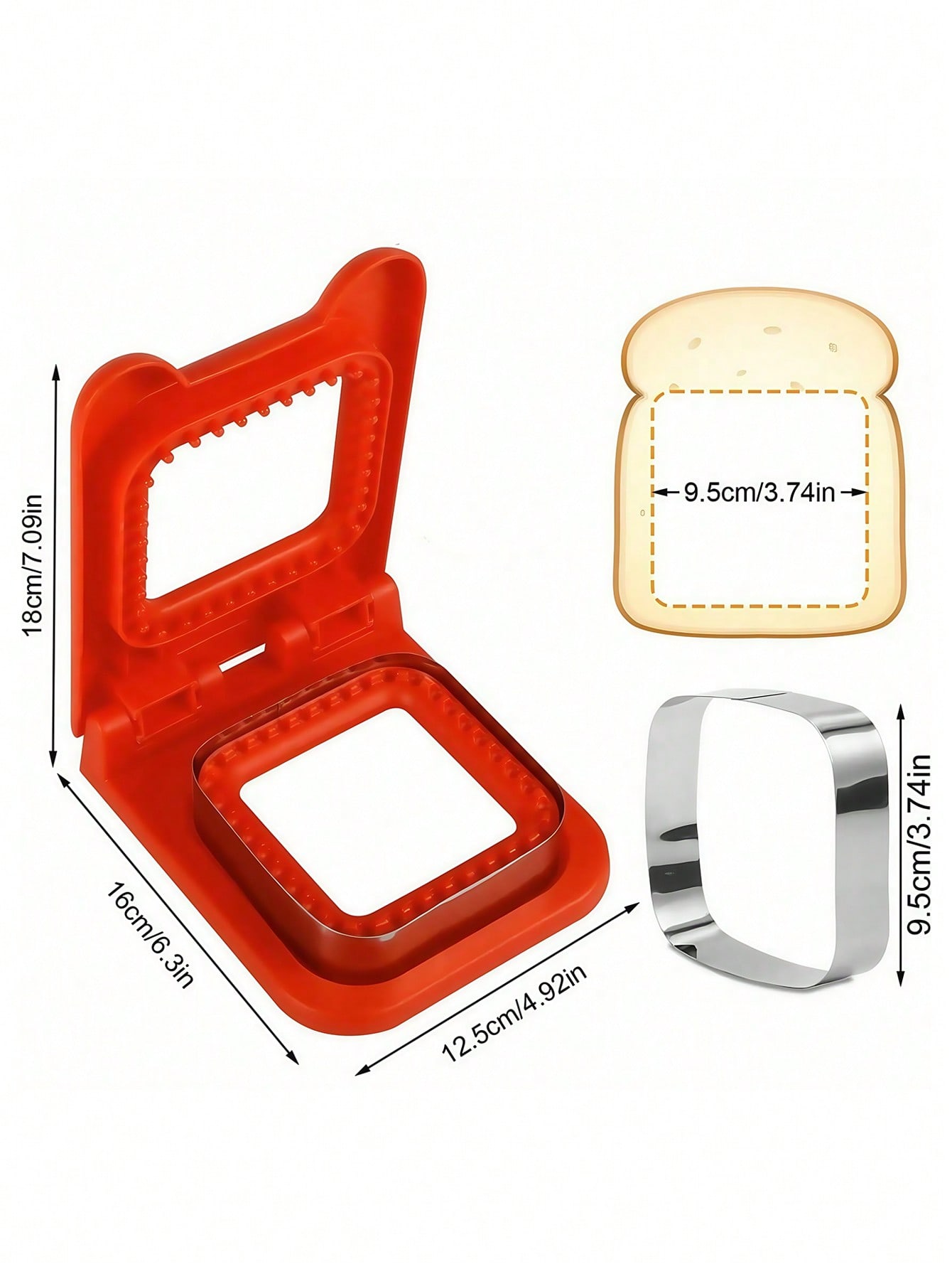 Sandwich Cookie Cutter Breakfa – обзор и цена Breakfast Sandwich Maker
