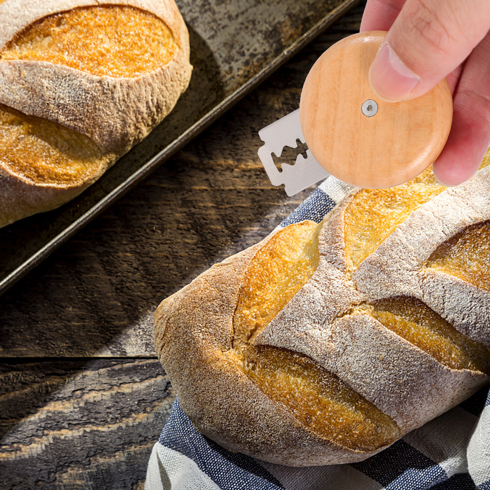 Bread Knife Set Wood Slicer St – обзор и цена Kitchen Gadgets Baking
